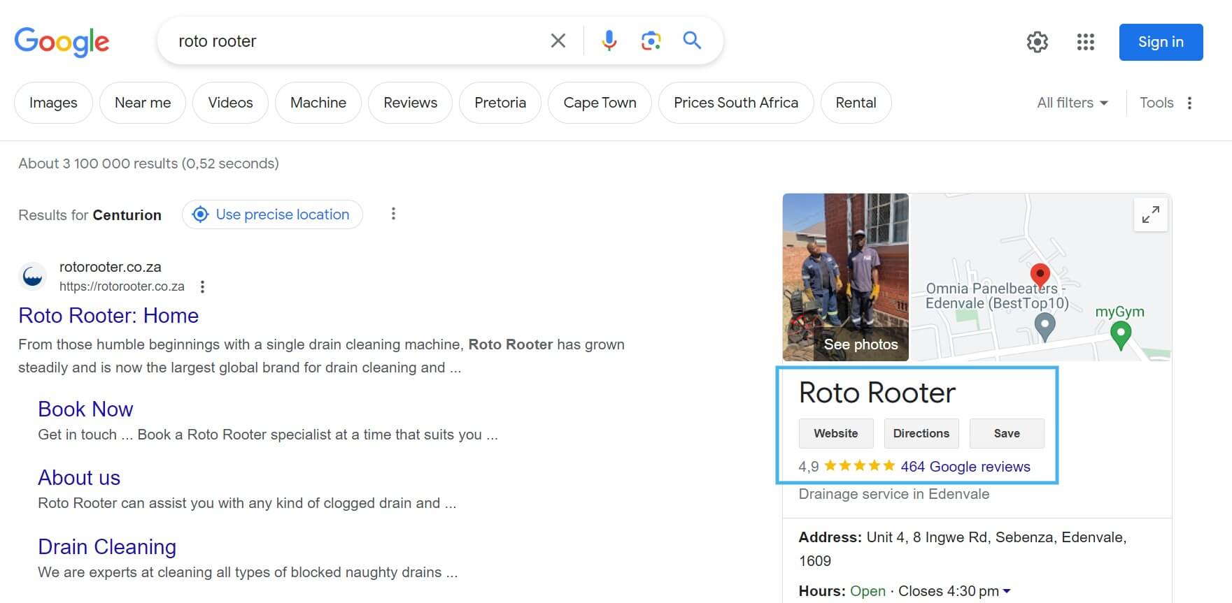 google reviews in knowledge panel